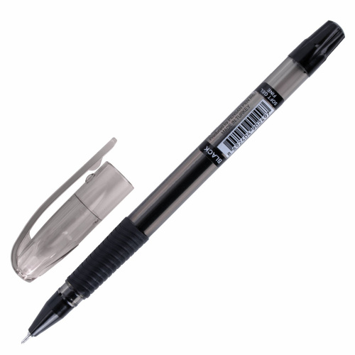 Ручка гелевая с грипом PENSAN "Soft Gel Fine", линия 0,4 мм, черная фото 9