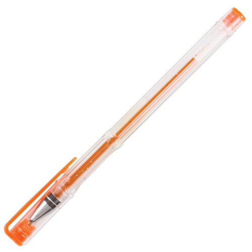 Ручки гелевые ПИФАГОР, 6 цветов, блестки, корпус прозрачный, линия письма 0,5 мм фото 5