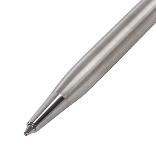 Ручка подарочная шариковая GALANT "Arrow Chrome", корпус серебристый, хромированные детали, синяя фото 5