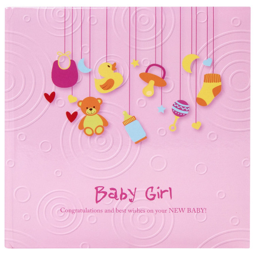 Фотоальбом BRAUBERG "Baby Girl", 200 фото, 10х15 см, твердая обложка, бокс, розовый фото 3