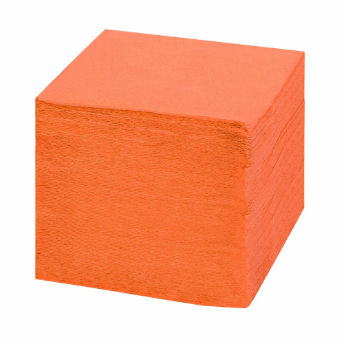 Салфетки бумажные LAIMA "Big Pack" 24х24 см, 400 шт. / пач, оранжевые, 100% целлюлоза фото 7
