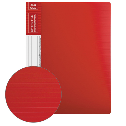 Папка BRAUBERG "Contract", с металлич скоросшивателем и внутрен карманом, до 100 л., 0,7 мм, красная фото 7