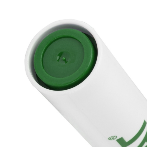 Маркер стираемый для белой доски ОФИСМАГ, круглый наконечник, 3 мм, зеленый фото 2