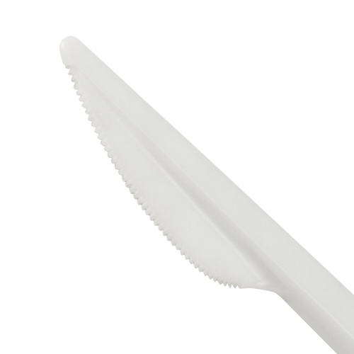 Одноразовые ножи LAIMA "СТАНДАРТ", 165 мм, 100 шт., пластиковые, белые фото 5