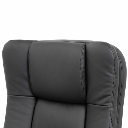 Кресло офисное BRABIX PREMIUM "Amadeus EX-507", экокожа, хром, черное фото 6