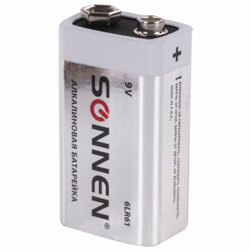 Батарейка SONNEN Alkaline, алкалиновая, 1 шт., блистер фото 3