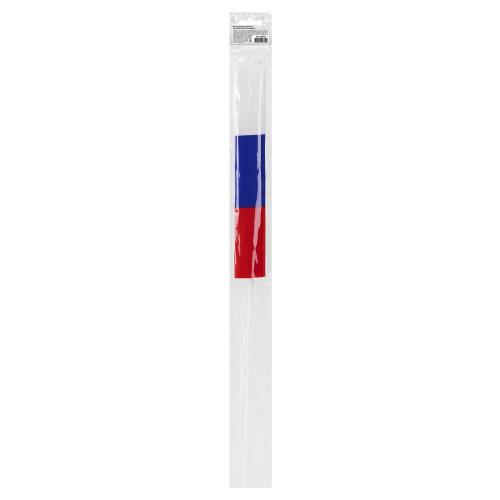 Флаг России BRAUBERG, ручной, 30х45 см, без герба, с флагштоком фото 2
