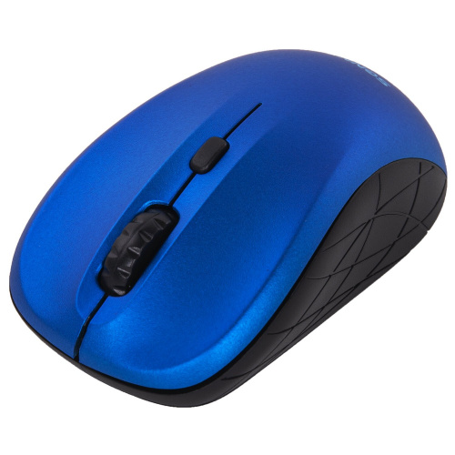 Мышь беспроводная SONNEN V-111, USB, 800/1200/1600 dpi, 4 кнопки, оптическая, синяя фото 9