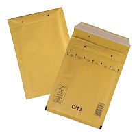 Конверт-пакеты КУРТ, с прослойкой из пузырчатой пленки, 170х225 мм, крафт-бумага, 100 шт.