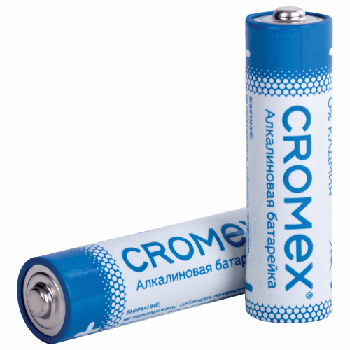 Батарейки алкалиновые CROMEX Alkaline, АА, пальчиковые, 40 шт., в коробке фото 4