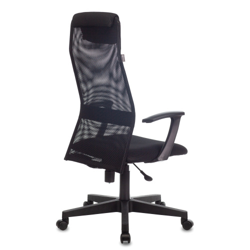 Кресло офисное KB-8, ткань-сетка, черное фото 4