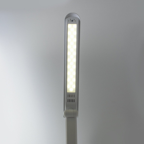 Светильник настольный SONNEN, на подставке, светодиодный, пластик, белый фото 4