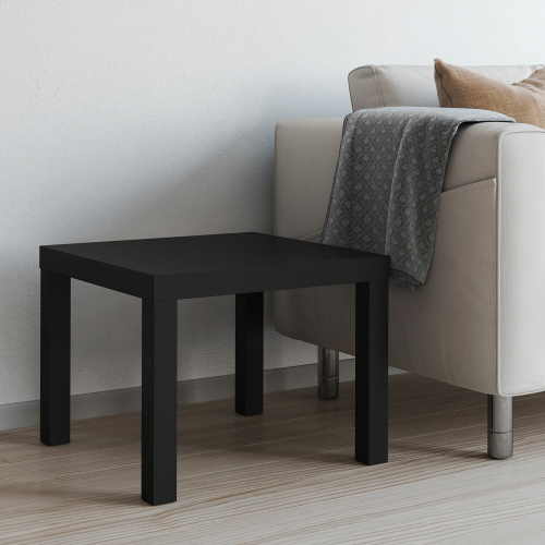Стол журнальный "Лайк" аналог IKEA (550х550х440 мм), черный фото 4