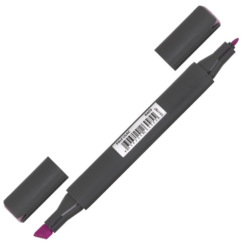 Маркер для скетчинга двусторонний BRAUBERG ART CLASSIC, 1 мм-6 мм , светло лиловый фото 9