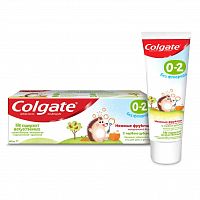 Зубная паста детская "Colgate" вкус Нежных Фруктов 0-2 лет 40 мл
