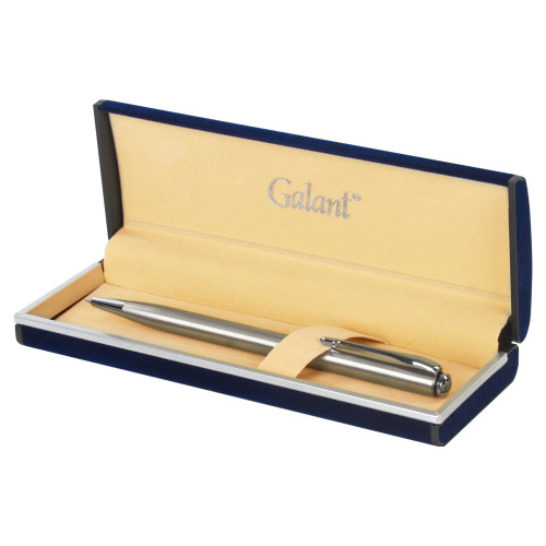 Ручка подарочная шариковая GALANT "Arrow Chrome", корпус серебристый, хромированные детали, синяя фото 10