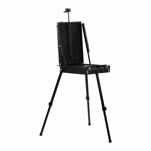 Этюдник-мольберт BRAUBERG ART PREMIERE, алюминиевые ножки, холст до 82 см, черный фото 8