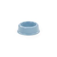 Миска для животных №1 круглая, Ø59 мм, 0,02 литра (серо-синяя)