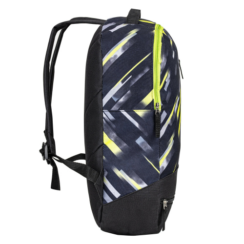 Рюкзак STAFF STRIKE, 45х27х12 см, универсальный, 3 кармана, черно-салатовый фото 8