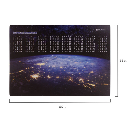 Настольное покрытие BRAUBERG "Space", 46x33 см, А3+, пластик фото 6
