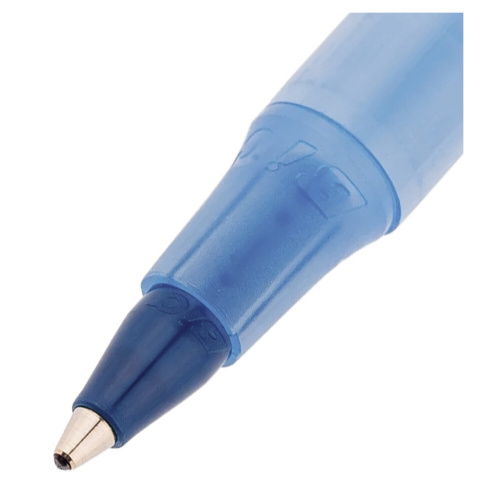 Ручка шариковая BIC "Round Stic", СИНЯЯ, корпус голубой, узел 1 мм, линия письма 0,32 мм фото 8