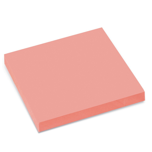Блок самоклеящийся (стикеры), BRAUBERG, 76х76 мм, 90 л., розовый фото 4
