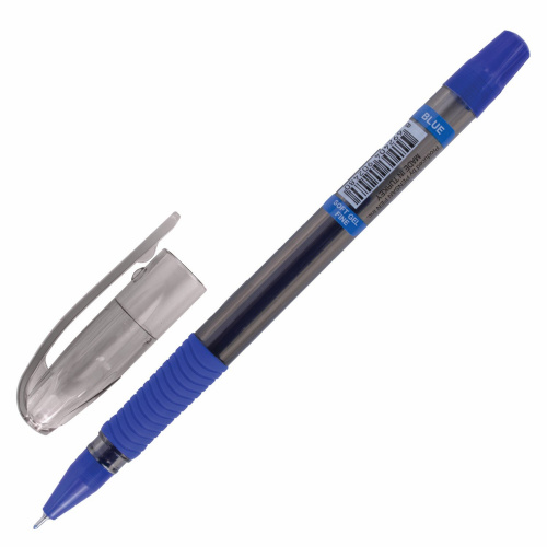Ручка гелевая с грипом PENSAN "Soft Gel Fine", линия 0,4 мм, синяя фото 6