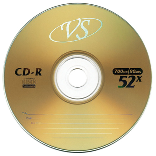 Диски CD-R VS, 700 Mb, 52x, 50 шт. фото 4