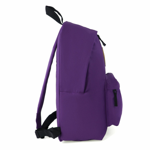 Рюкзак BRAUBERG, 20 литров, 41х32х14 см, универсальный, сити-формат, один тон, фиолетовый фото 5