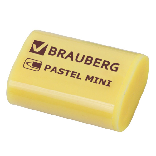 Ластик BRAUBERG "Pastel Mini", 27х18х10 мм, ассорти пастельных цветов фото 3
