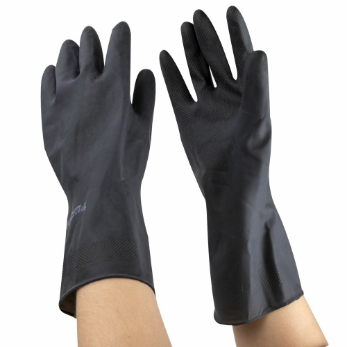 Перчатки резиновые технические кислотощелочестойкие АЗРИ КЩС Тип-2, АЗРИ, размер 10, XL фото 7