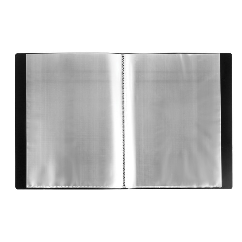 Папка BRAUBERG, 40 вкладышей,  0,7 мм, стандарт, черная фото 7