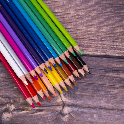 Карандаши цветные BRAUBERG PREMIUM, 24 цвета, трехгранные, грифель мягкий 3,3 мм фото 4