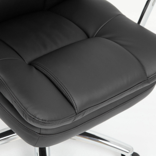 Кресло офисное BRABIX PREMIUM "Amadeus EX-507", экокожа, хром, черное фото 4