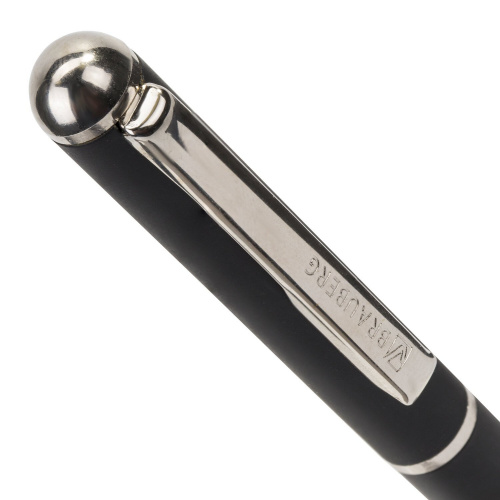 Ручка подарочная перьевая BRAUBERG "Larghetto", корпус черный, линия письма 0,25 мм, синяя фото 8