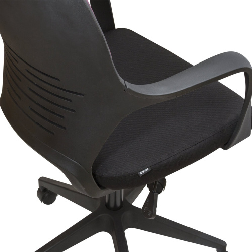 Кресло офисное BRABIX PREMIUM "Galaxy EX-519", ткань, черное/терракотовое фото 6