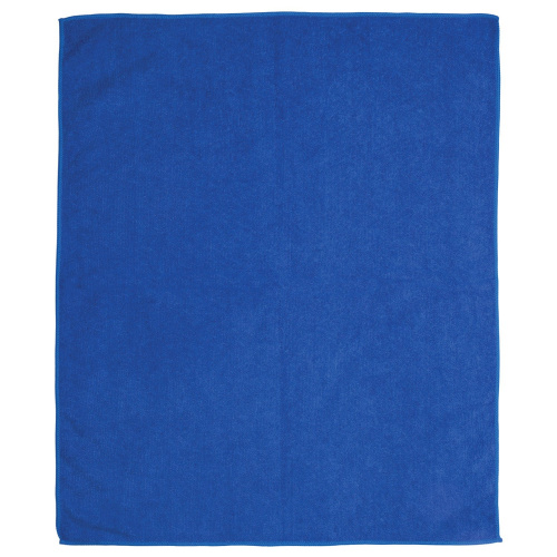 Тряпки для мытья пола ОФИСМАГ, 3 шт., микрофибра, 50х60 см, синие фото 4