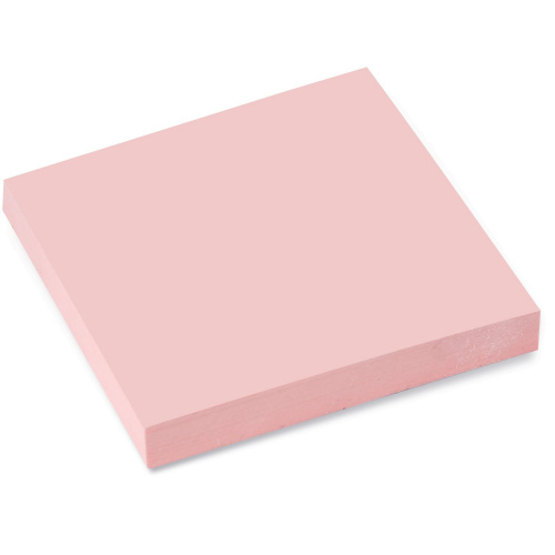 Блок самоклеящийся (стикеры) BRAUBERG, 76х76 мм, 100 л., розовый фото 2