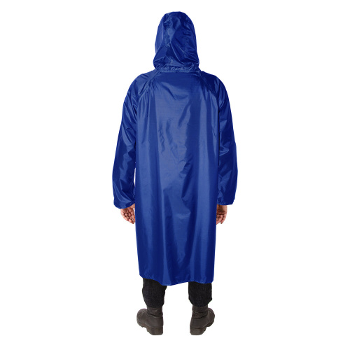 Плащ-дождевик ГРАНДМАСТЕР, размер 52-54 (XL), рост 170-176, синий на молнии многоразовый фото 8