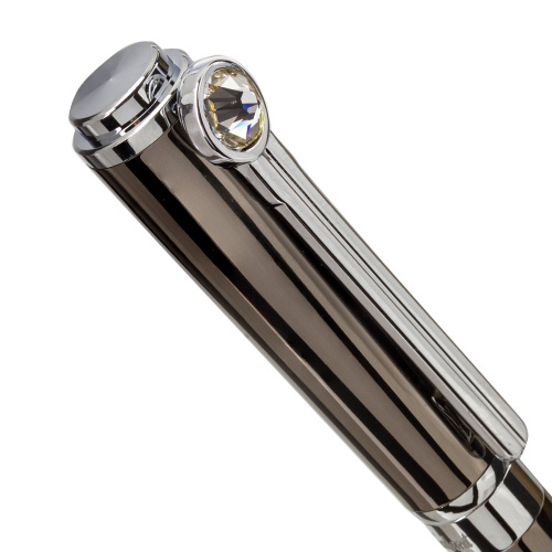 Ручка подарочная шариковая GALANT "VITRUM", корпус металл, детали серебристые, синяя фото 6