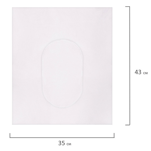 Покрытия на унитаз LAIMA, 1/2 сложения, 250 шт., 35х43 см фото 6