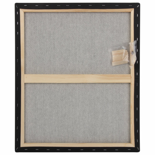 Холст на подрамнике черный BRAUBERG ART CLASSIC, 50х60см, 380 г/м, хлопок, мелкое зерно фото 7