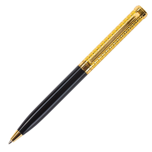 Ручка подарочная шариковая GALANT "Empire Gold", корпус черный с золотистым, синяя фото 8