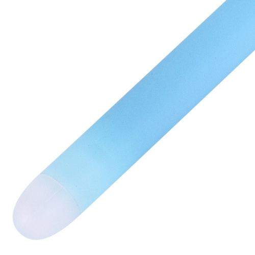 Ручка стираемая гелевая ЮНЛАНДИЯ "Лимонад", прорезиненный корпус, линия письма 0,35 мм, синяя фото 6