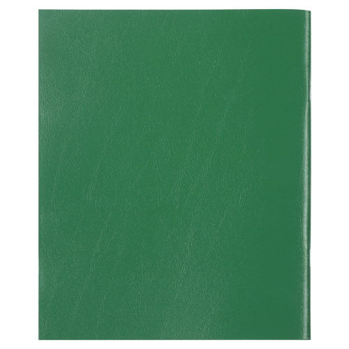 Тетрадь бумвинил STAFF, А5, 48 л., скоба, офсет №2, клетка, с полями, зеленый фото 4