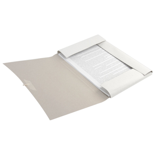 Папка для бумаг с завязками картонная мелованная BRAUBERG, 440 г/м2, до 200 л. фото 6