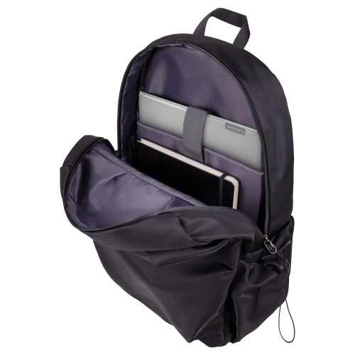 Рюкзак BRAUBERG INTENSE, 43х31х13 см, универсальный, с отделением для ноутбука, 2 отделения, черный фото 10