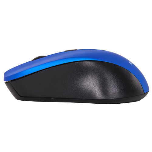 Мышь беспроводная с бесшумным кликом SONNEN V18, USB, 800/1200/1600 dpi, 4 кнопки, синяя фото 7