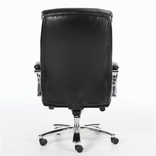 Кресло офисное BRABIX PREMIUM "Direct EX-580", хром, рециклированная кожа, черное фото 8