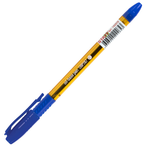 Ручка шариковая масляная c грипом STAFF "Manager", корпус оранжевый, линия письма 0,35 мм, синяя фото 7